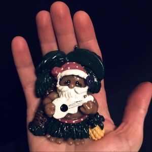 Hawaïenne Santa ornament, bought in Waikiki